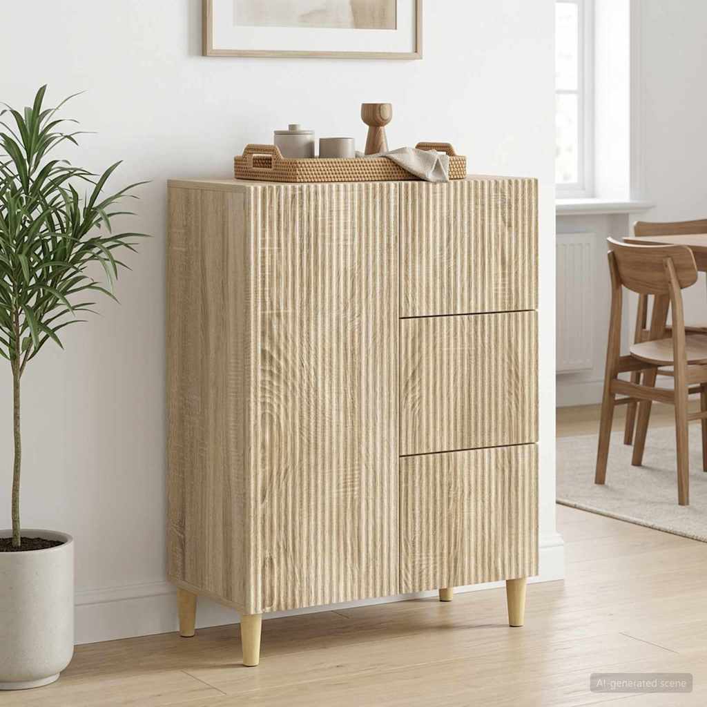 Credenza Rovere Sonoma 66 x 34,5 x 90 cm Legno ingegnerizzato