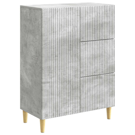 Credenza Grigio Cemento 66 x 34,5 x 90 cm Legno ingegnerizzato