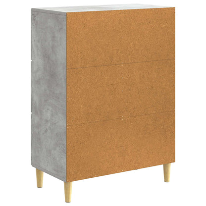 Credenza Grigio Cemento 66 x 34,5 x 90 cm Legno ingegnerizzato