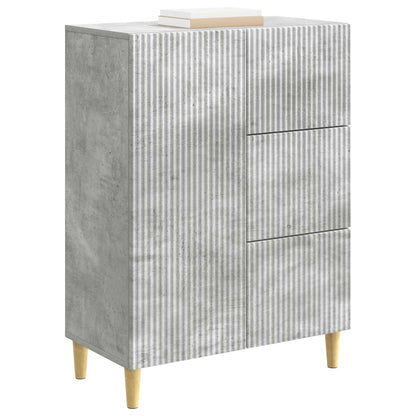 Credenza Grigio Cemento 66 x 34,5 x 90 cm Legno ingegnerizzato