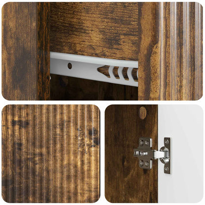 Credenza Rovere Fumo 66 x 34,5 x 90 cm Legno ingegnerizzato