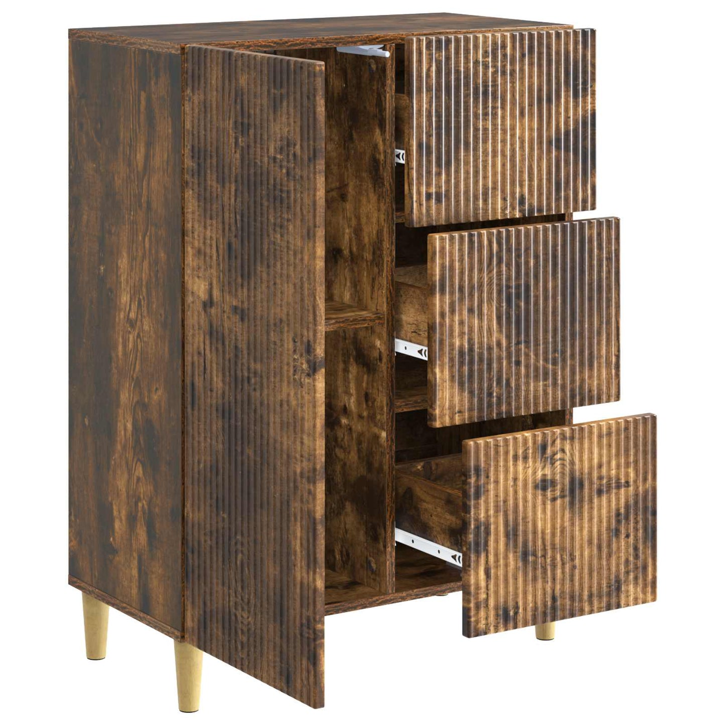 Credenza Rovere Fumo 66 x 34,5 x 90 cm Legno ingegnerizzato