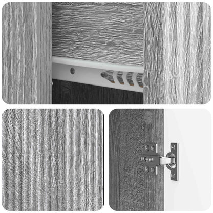 Credenza Grigio Sonoma 66 x 34,5 x 90 cm Legno ingegnerizzato | homemem39