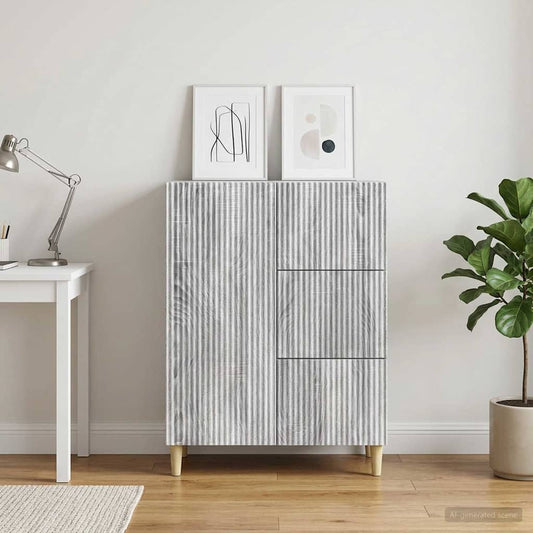 Credenza Grigio Sonoma 66 x 34,5 x 90 cm Legno ingegnerizzato