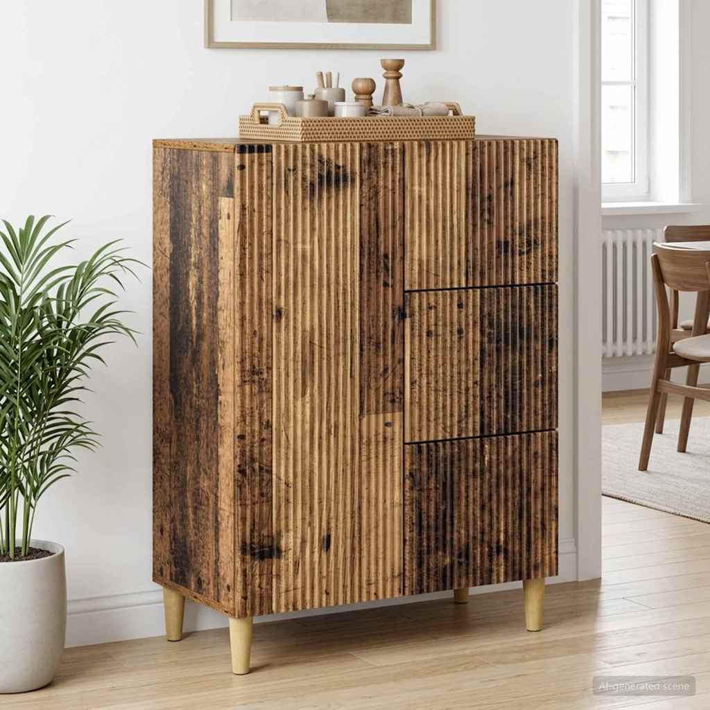 Credenza Legno antico 66 x 34,5 x 90 cm Legno ingegnerizzato