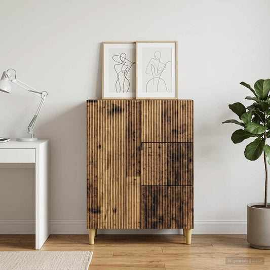 Credenza Legno antico 66 x 34,5 x 90 cm Legno ingegnerizzato