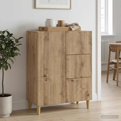 Credenza con cassetto Rovere Artigianale 66 x 34,5 x 90 cm