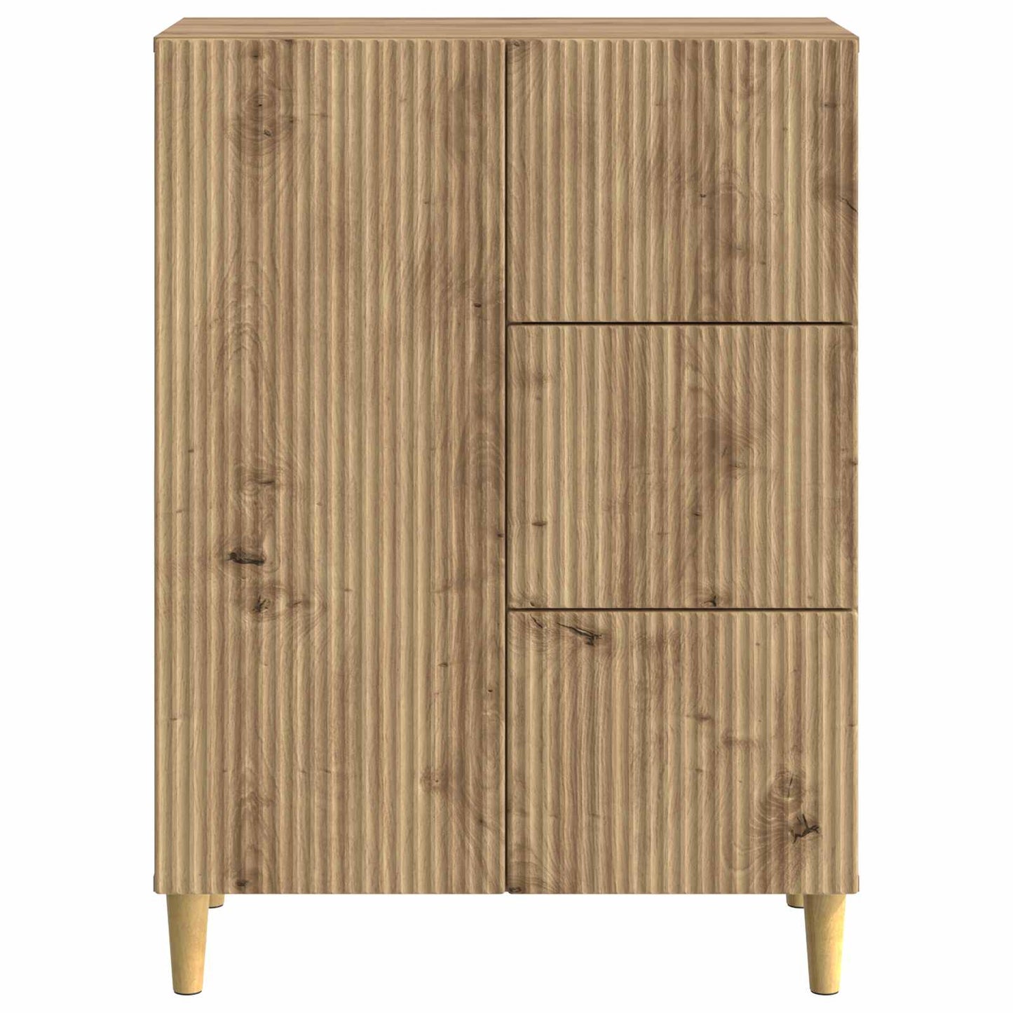 Credenza con cassetto Rovere Artigianale 66 x 34,5 x 90 cm | homemem39