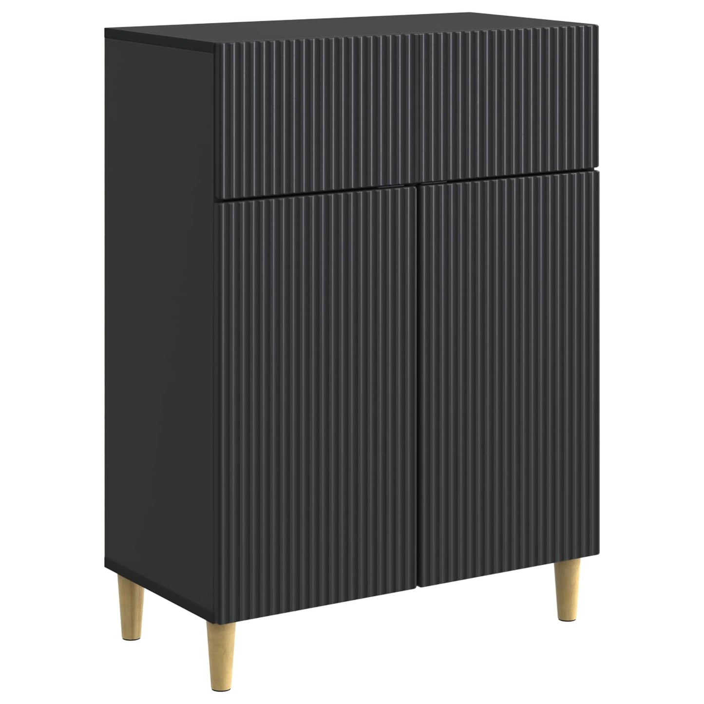 Credenza Nero 66 x 34,5 x 90 cm Legno ingegnerizzato