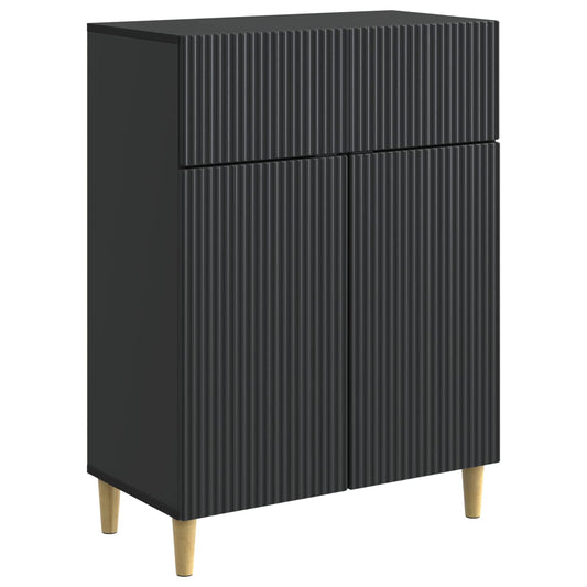 Credenza Nero 66 x 34,5 x 90 cm Legno ingegnerizzato