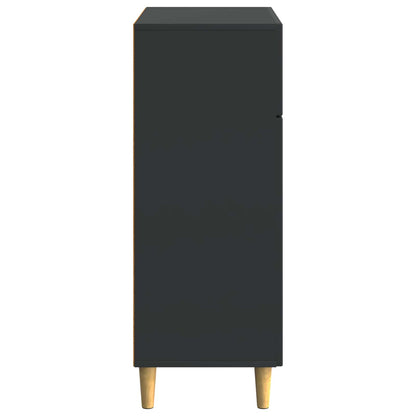 Credenza Nero 66 x 34,5 x 90 cm Legno ingegnerizzato