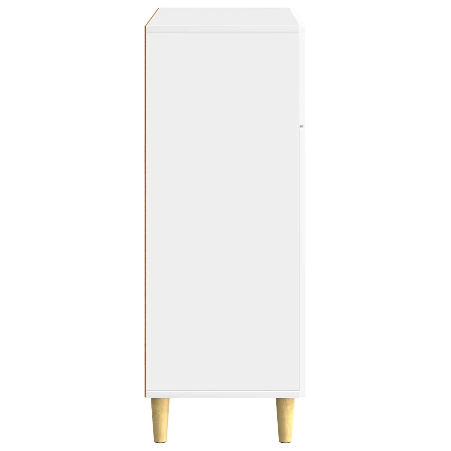 Credenza Bianco Lucido 66 x 34,5 x 90 cm Legno ingegnerizzato | homemem39