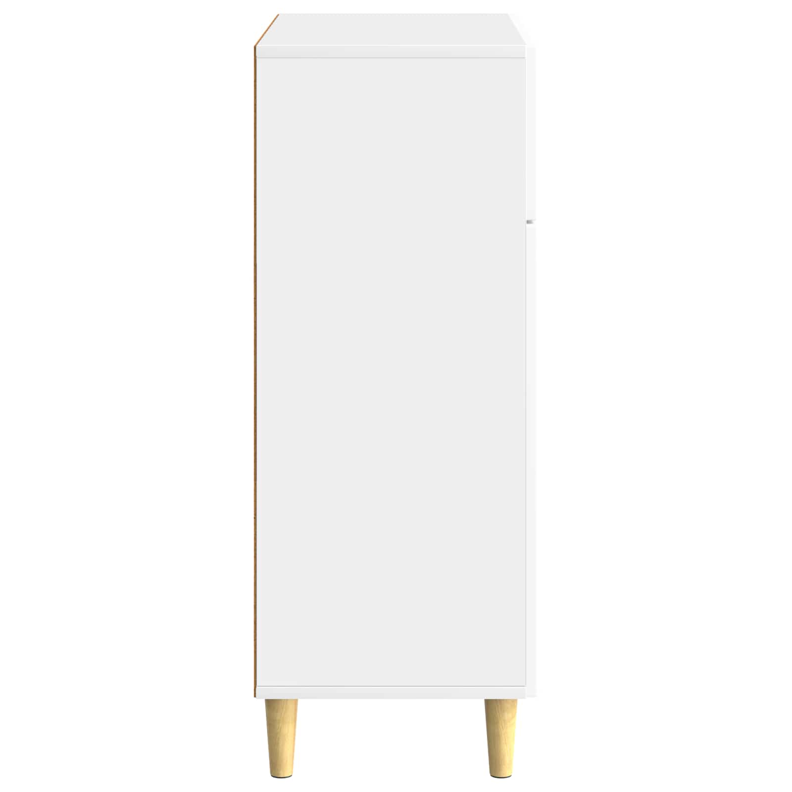 Credenza Bianco Lucido 66 x 34,5 x 90 cm Legno ingegnerizzato | homemem39