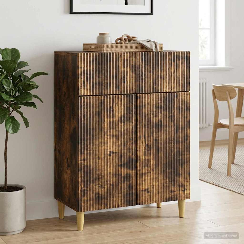 Credenza Rovere Fumo 66 x 34,5 x 90 cm Legno ingegnerizzato