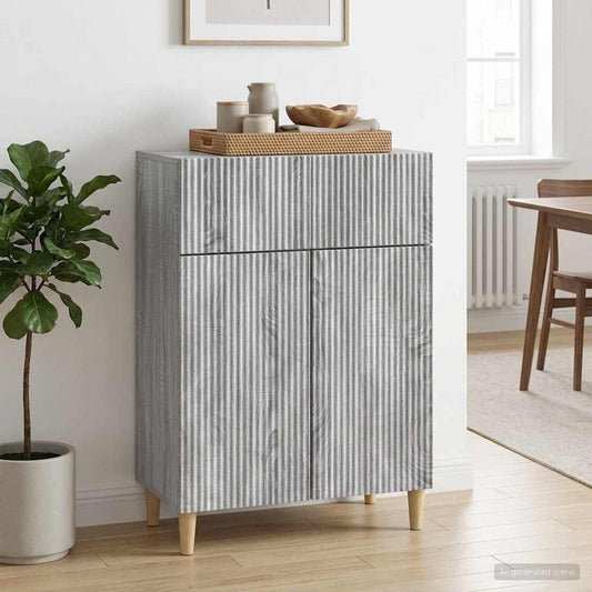 Credenza Grigio Sonoma 66 x 34,5 x 90 cm Legno ingegnerizzato