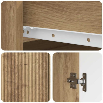 Credenza con cassetto Rovere Artigianale 66 x 34,5 x 90 cm | homemem39