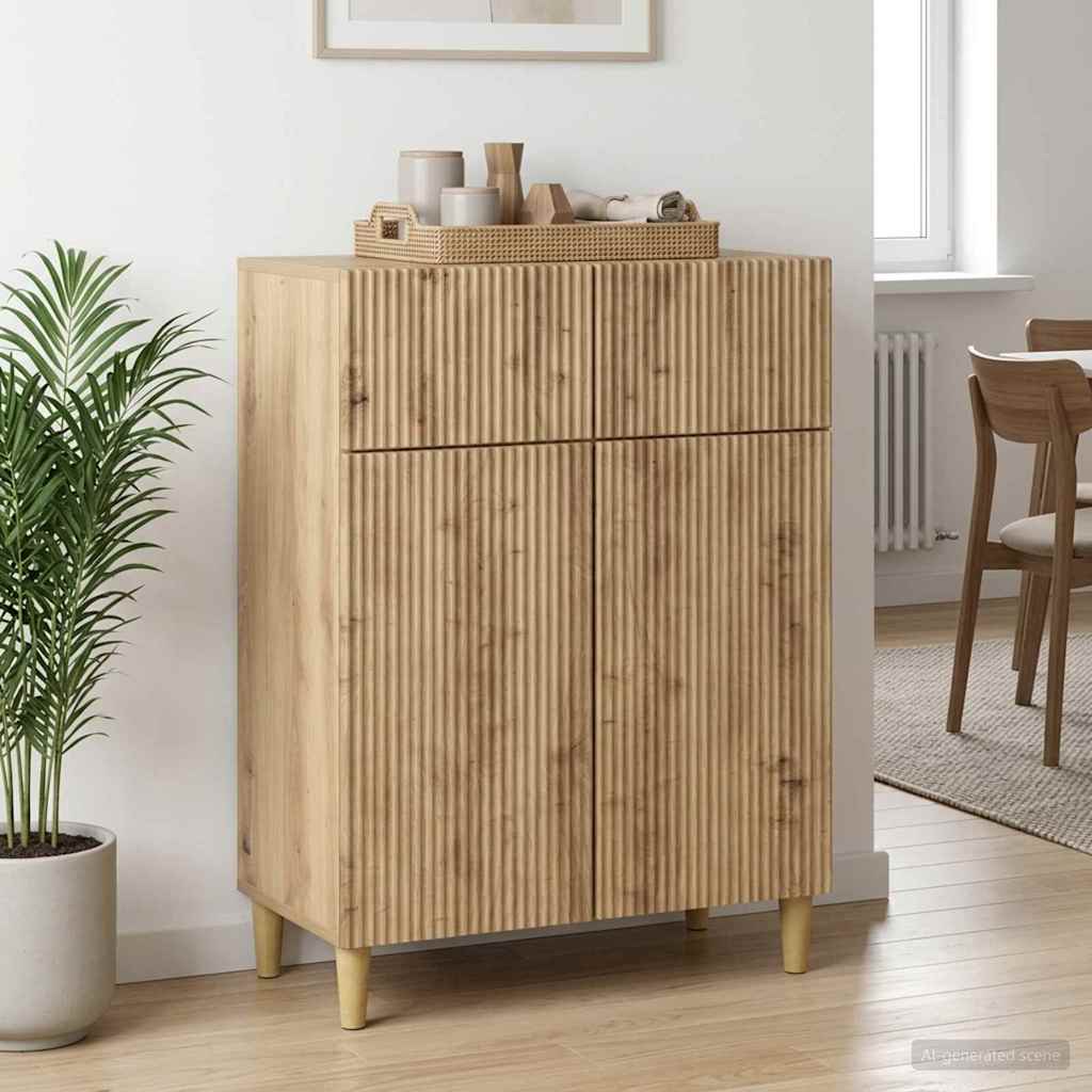 Credenza con cassetto Rovere Artigianale 66 x 34,5 x 90 cm