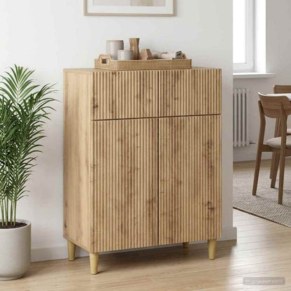 Credenza con cassetto Rovere Artigianale 66 x 34,5 x 90 cm