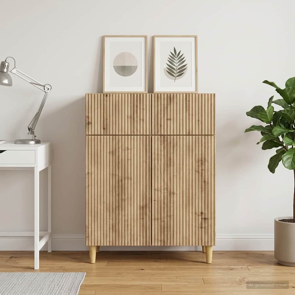 Credenza con cassetto Rovere Artigianale 66 x 34,5 x 90 cm