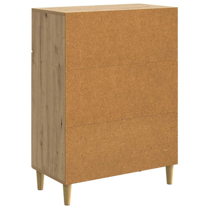 Credenza con cassetto Rovere Artigianale 66 x 34,5 x 90 cm | homemem39