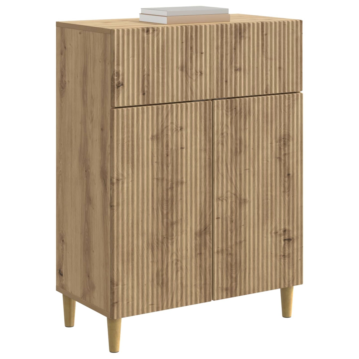 Credenza con cassetto Rovere Artigianale 66 x 34,5 x 90 cm | homemem39