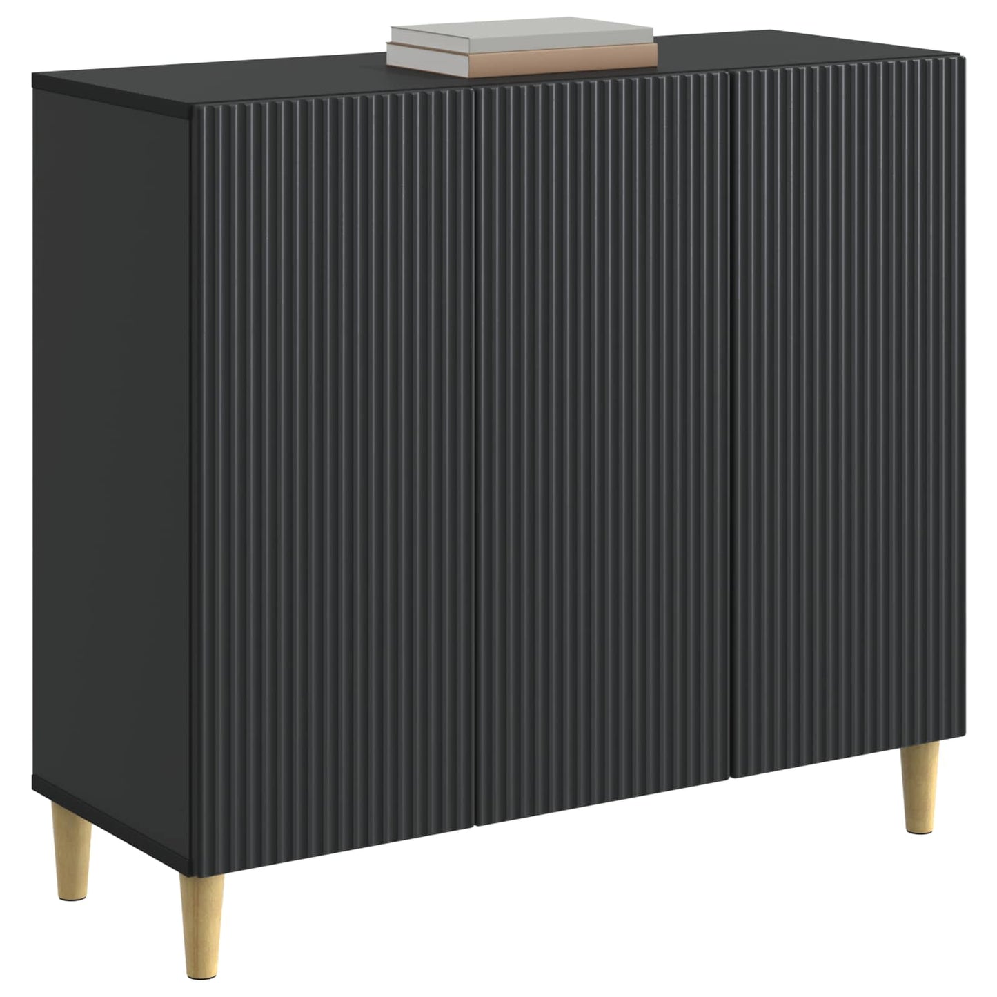 Credenza Nero 89 x 34,5 x 80 cm Legno ingegnerizzato | homemem39