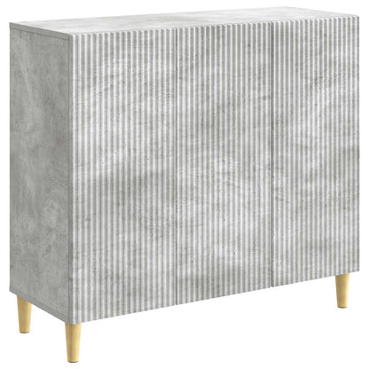 Credenza Grigio Cemento 89 x 34,5 x 80 cm Legno ingegnerizzato