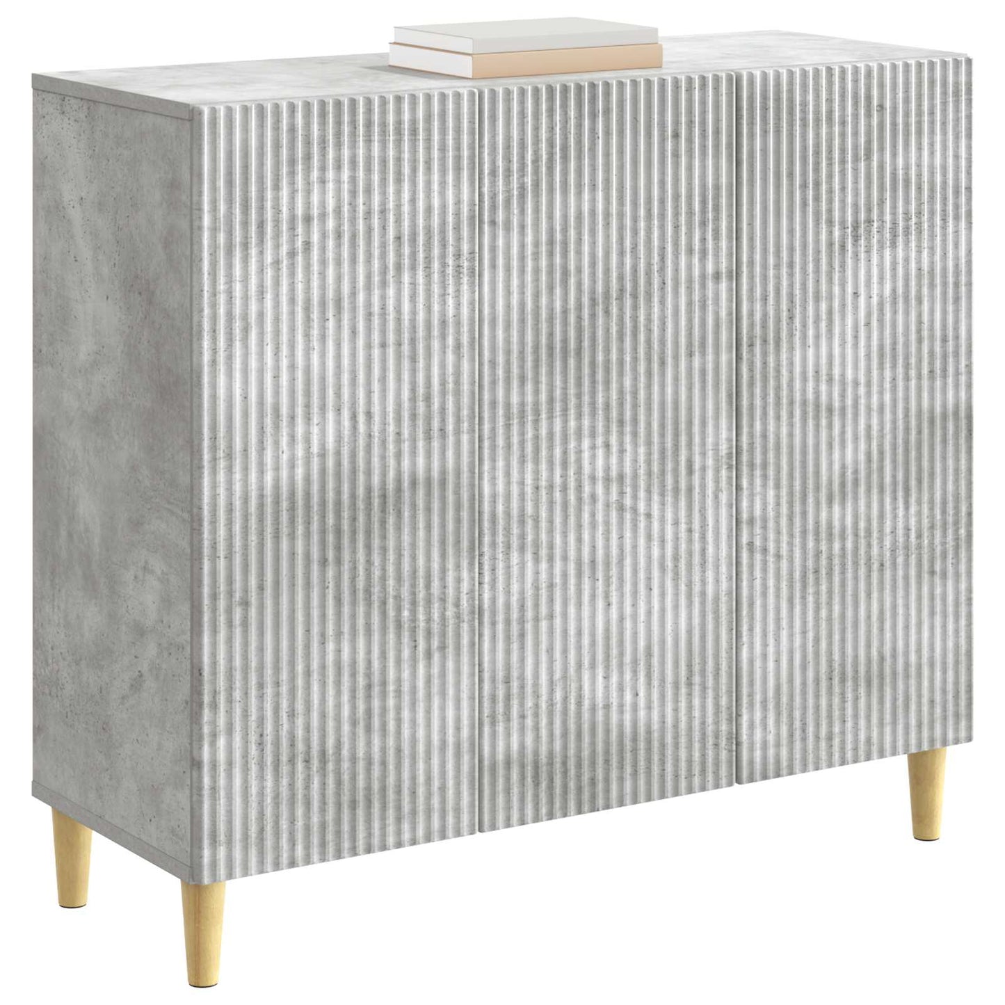 Credenza Grigio Cemento 89 x 34,5 x 80 cm Legno ingegnerizzato | homemem39