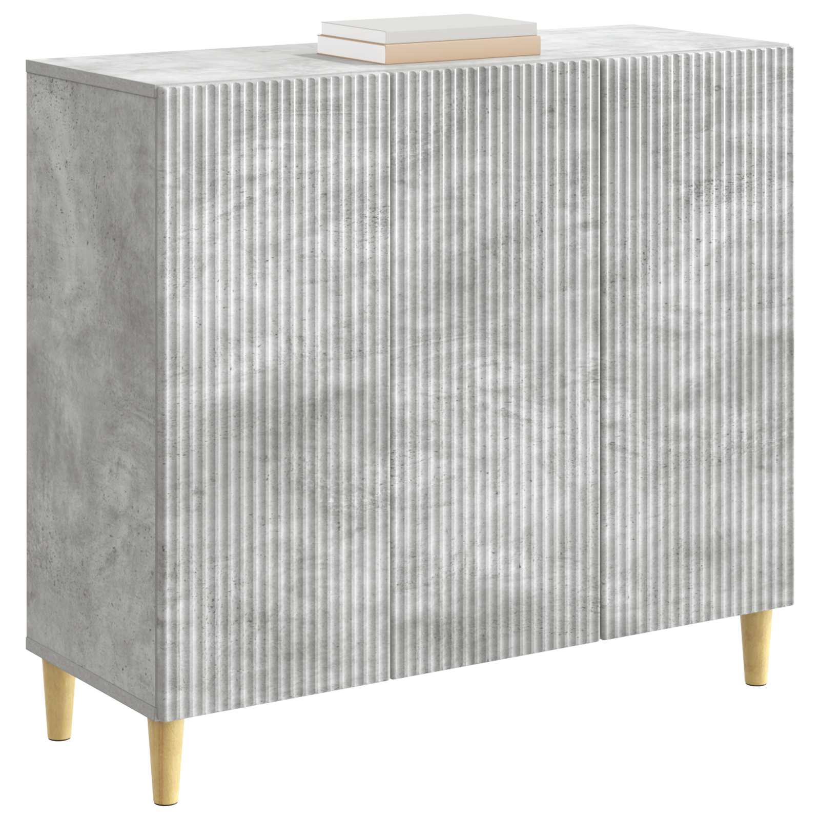 Credenza Grigio Cemento 89 x 34,5 x 80 cm Legno ingegnerizzato | homemem39