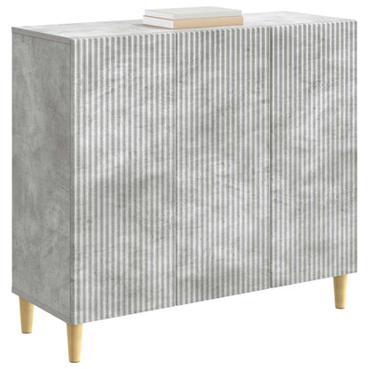 Credenza Grigio Cemento 89 x 34,5 x 80 cm Legno ingegnerizzato