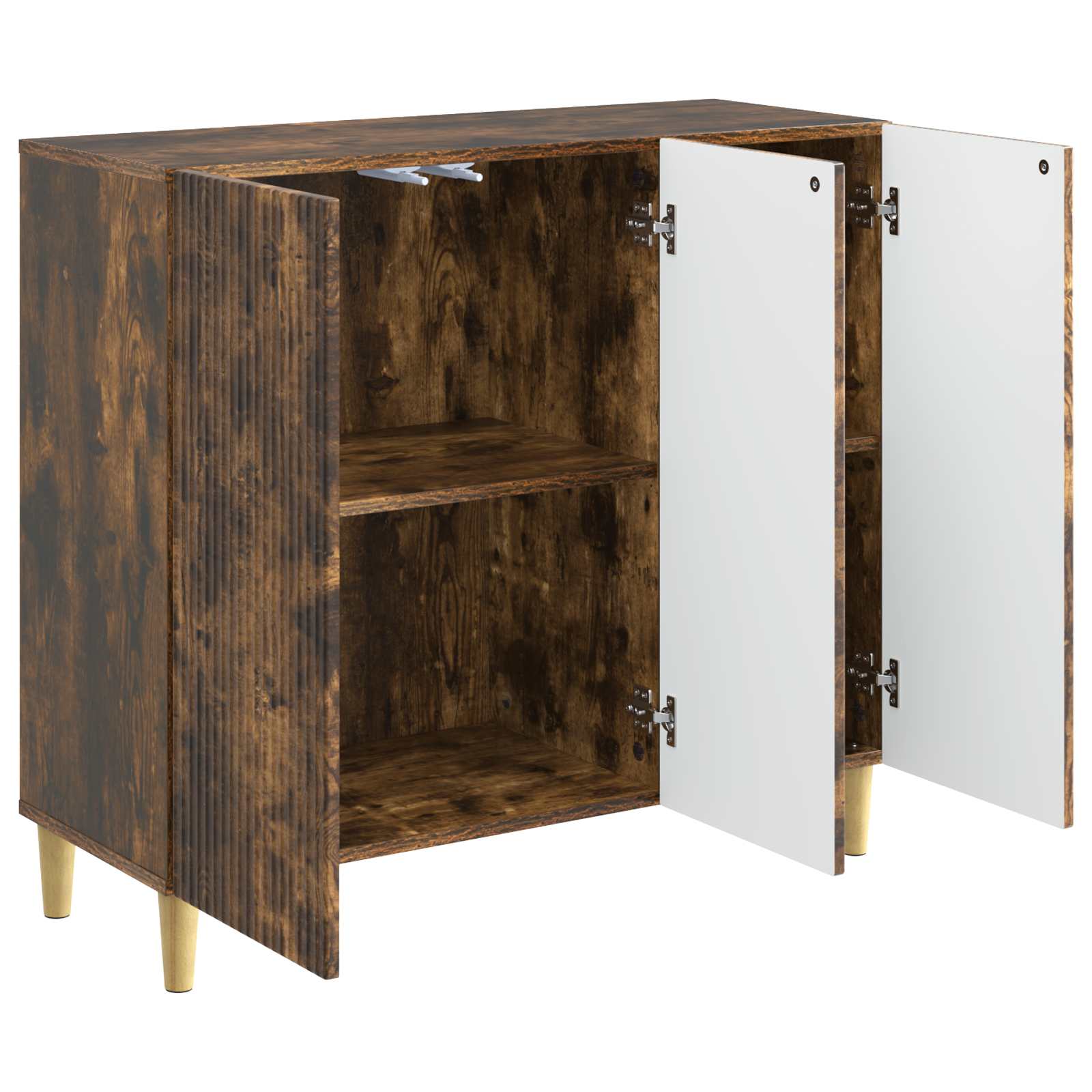 Credenza Rovere Fumo 89 x 34,5 x 80 cm Legno ingegnerizzato | homemem39