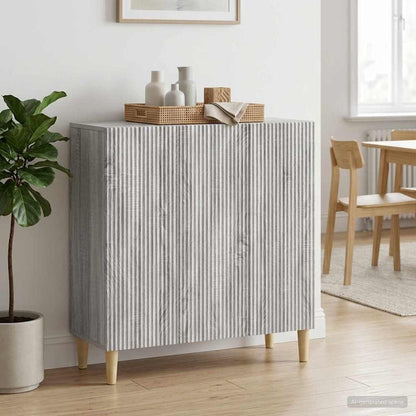 Credenza Grigio Sonoma 89 x 34,5 x 80 cm Legno ingegnerizzato