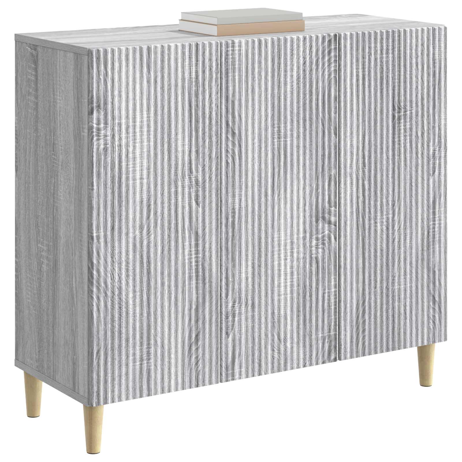 Credenza Grigio Sonoma 89 x 34,5 x 80 cm Legno ingegnerizzato | homemem39