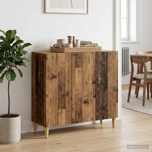 Credenza Legno antico 89 x 34,5 x 80 cm Legno ingegnerizzato