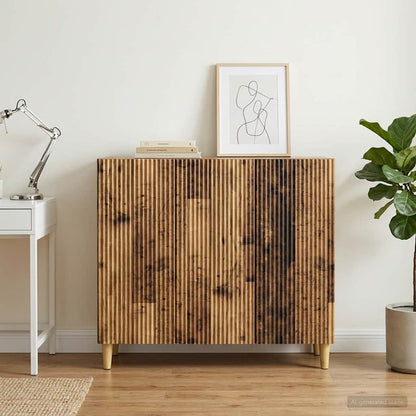 Credenza Legno antico 89 x 34,5 x 80 cm Legno ingegnerizzato
