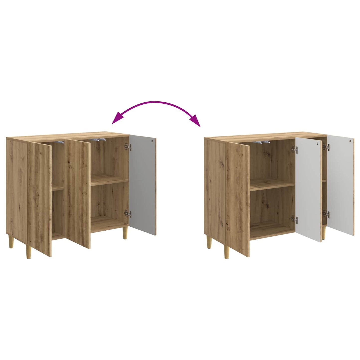 Credenza Rovere Artigianale 89 x 34,5 x 80 cm | homemem39