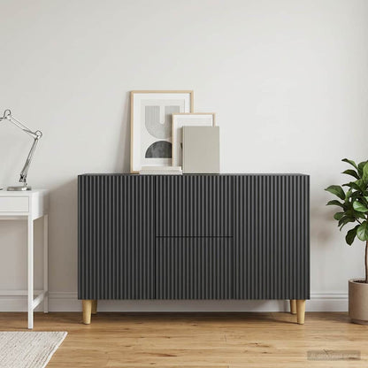 Credenza Nero 89 x 34,5 x 60 cm Legno ingegnerizzato
