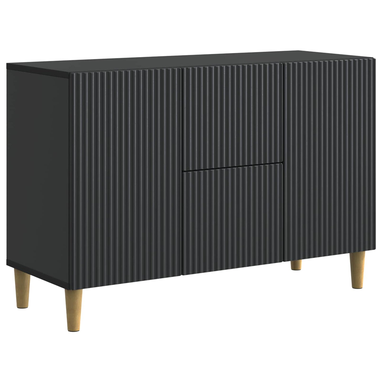Credenza Nero 89 x 34,5 x 60 cm Legno ingegnerizzato
