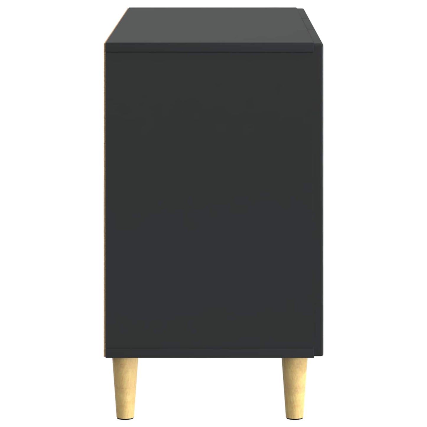 Credenza Nero 89 x 34,5 x 60 cm Legno ingegnerizzato