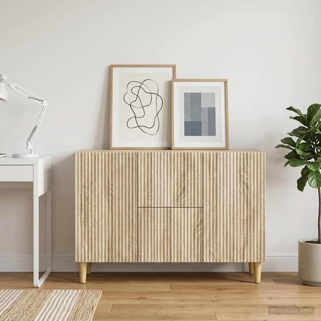 Credenza Rovere Sonoma 89 x 34,5 x 60 cm Legno ingegnerizzato
