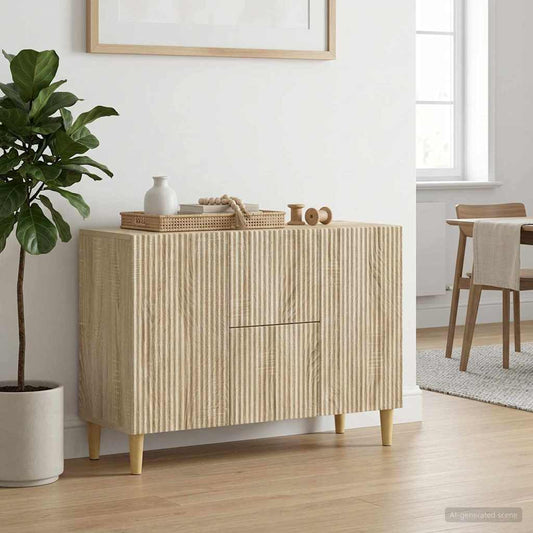 Credenza Rovere Sonoma 89 x 34,5 x 60 cm Legno ingegnerizzato