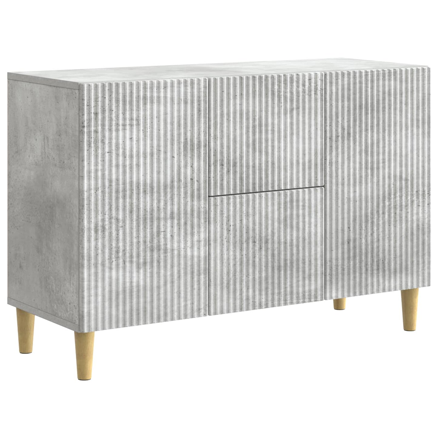 Credenza Grigio Cemento 89 x 34,5 x 60 cm Legno ingegnerizzato