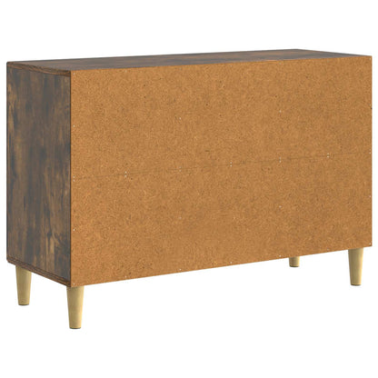 Credenza Rovere Fumo 89 x 34,5 x 60 cm Legno ingegnerizzato | homemem39