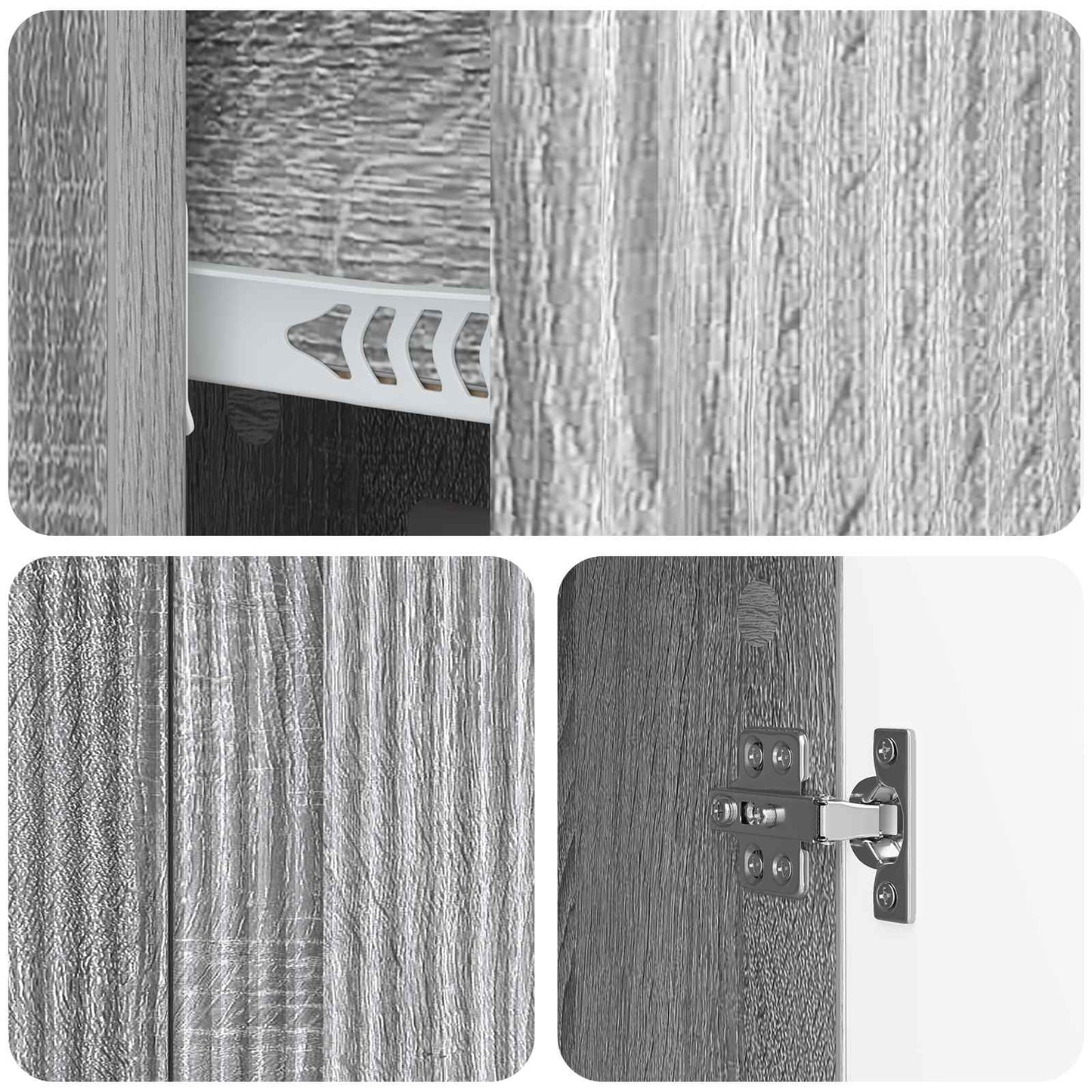 Credenza Grigio Sonoma 89 x 34,5 x 60 cm Legno ingegnerizzato