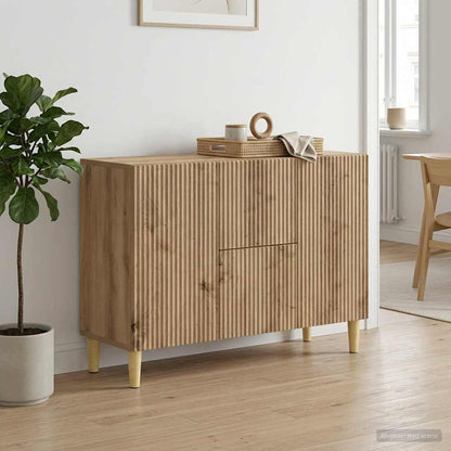 Credenza con cassetto Rovere Artigianale 89 x 34,5 x 60 cm
