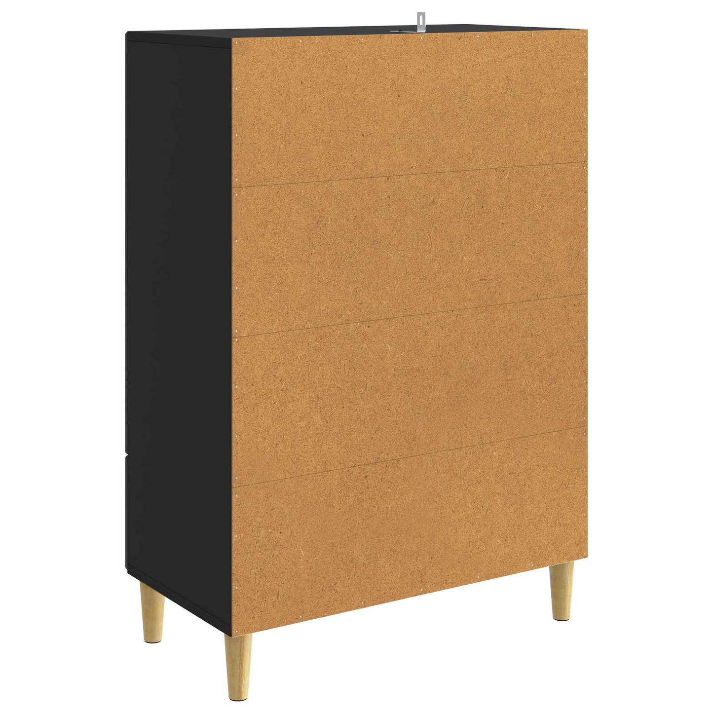 Credenza Nero 66 x 34,5 x 95 cm Legno ingegnerizzato | homemem39