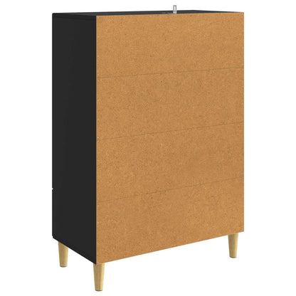 Credenza Nero 66 x 34,5 x 95 cm Legno ingegnerizzato | homemem39
