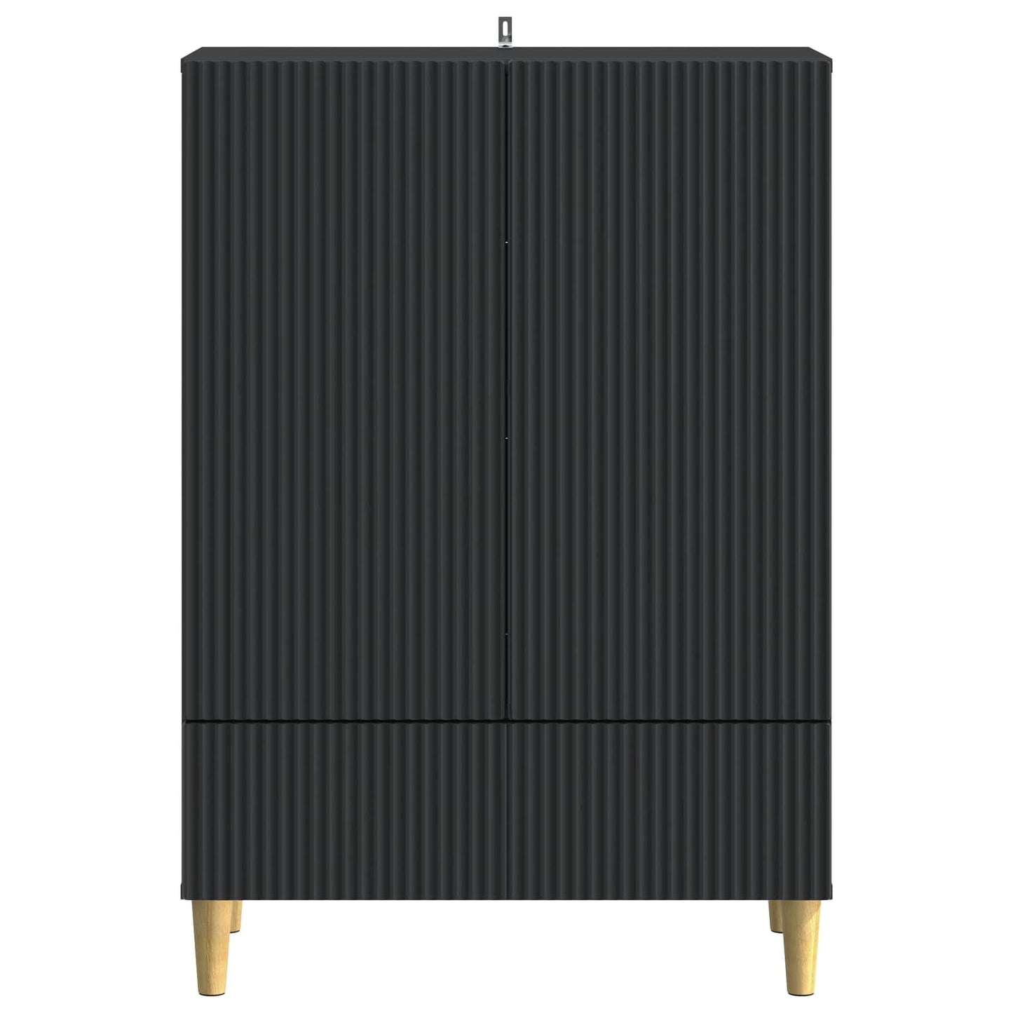 Credenza Nero 66 x 34,5 x 95 cm Legno ingegnerizzato