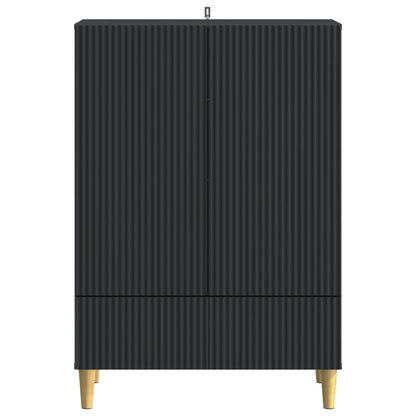 Credenza Nero 66 x 34,5 x 95 cm Legno ingegnerizzato