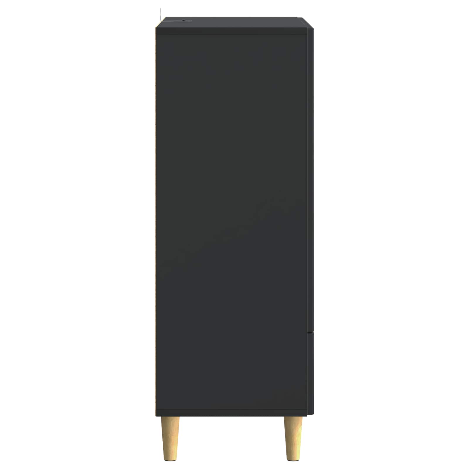 Credenza Nero 66 x 34,5 x 95 cm Legno ingegnerizzato | homemem39